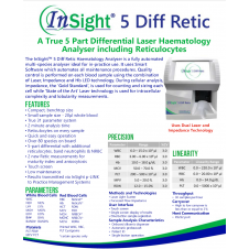 Analizator Hematologiczny InSight 5 Diff Retic