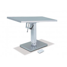 Stół zabiegowy i operacyjny z elektrycznym podnośnikiem (szer. 60 cm)