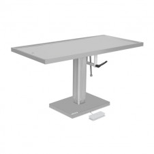 Stół zabiegowy i operacyjny z elektrycznym podnośnikiem (szer. 60 cm)